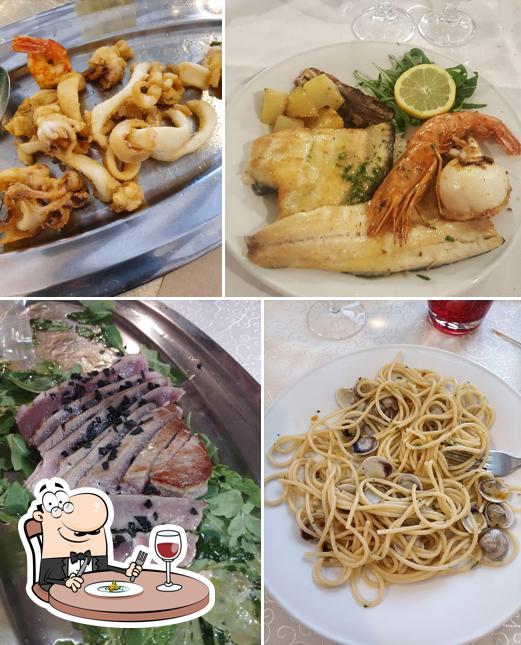 Cibo al Trattoria Al Borgo