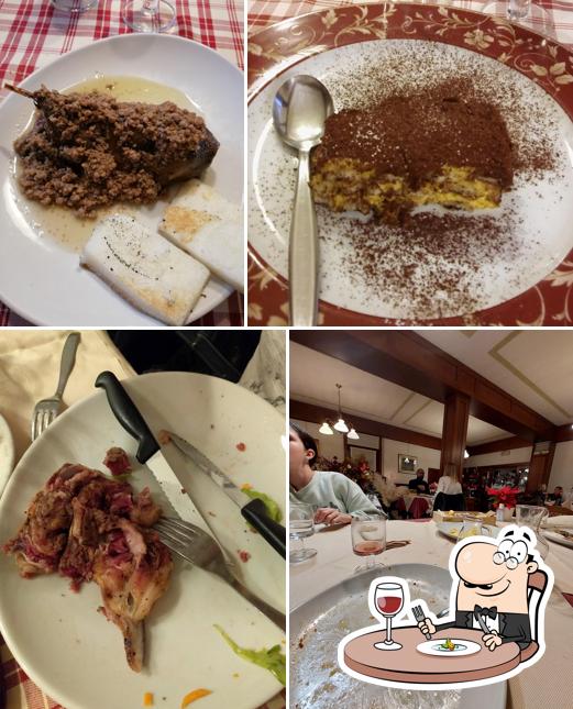 Cibo al Trattoria Al Fogher Natante