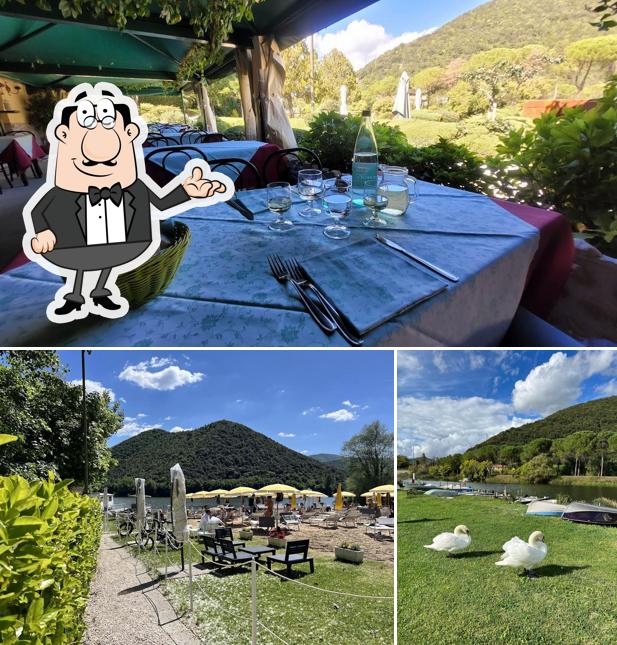 La interni e esterno del ristorante