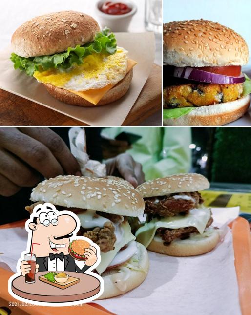 Try out a burger at Urban Bites