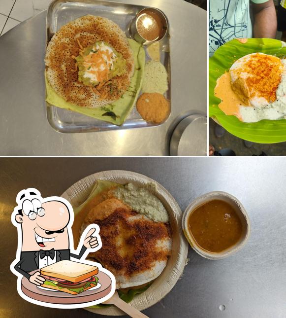 Grilled cheese sandwich at Upavihar