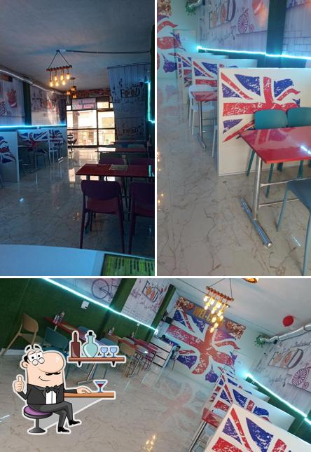 The interior of Wrong turn pizza hut ( bk - laddi