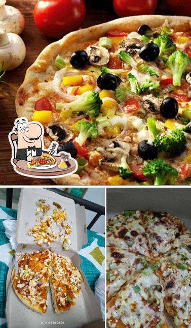 At annnpurna ice cream, you can order pizza