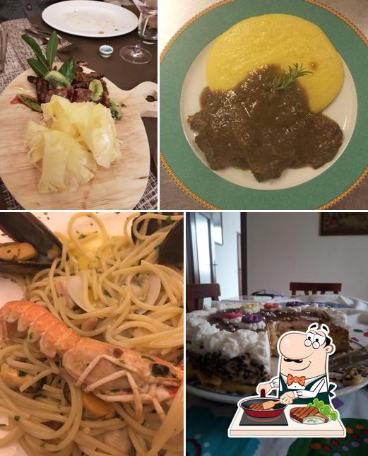 C'è un'ampia varietà di piatti per gli amanti della carne