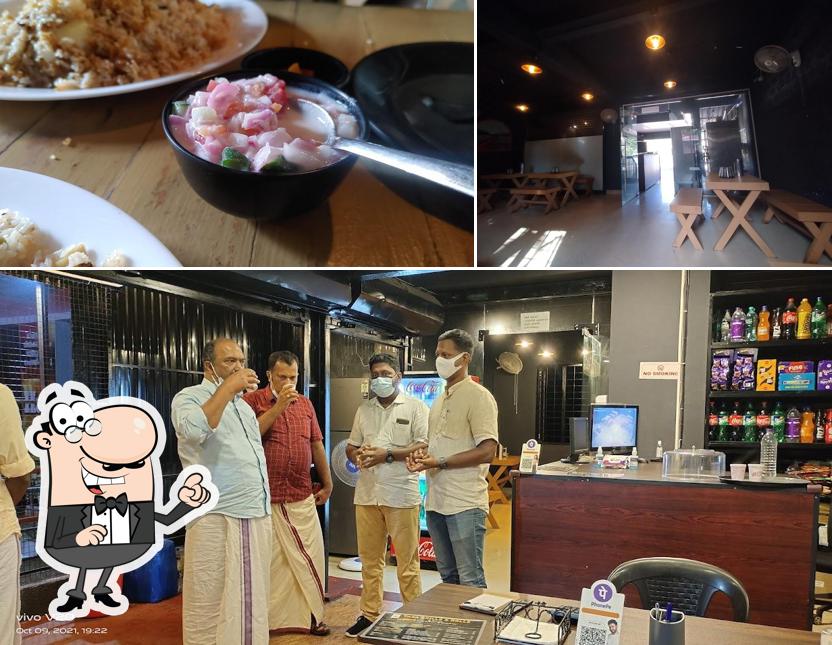 Among different things one can find interior and food at Taza Hotel