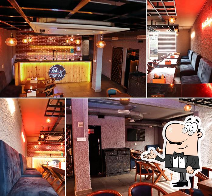 Check out how The Snook Hook Cafe Kalkaji looks inside