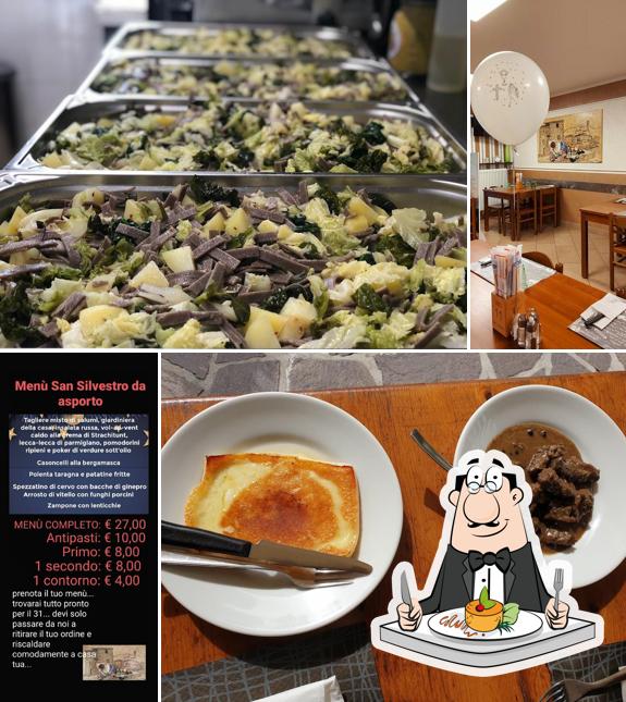 Cibo al Trattoria dell'Arlecchino