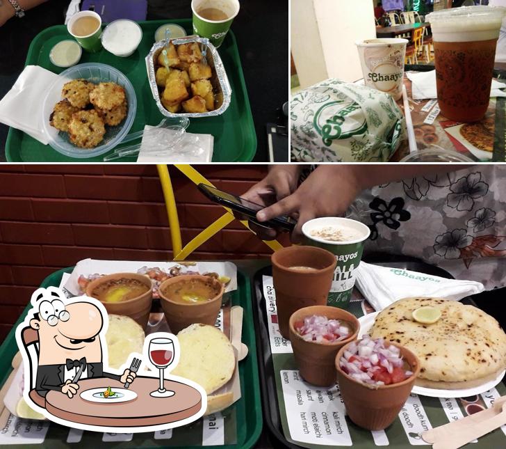 The restaurant's food and beer