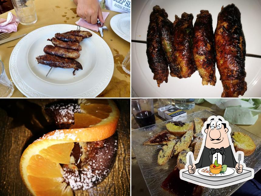 Cibo al Ristorante La Collina del Lago