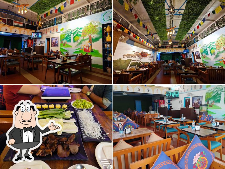 The interior of Garden Asia Restaurant