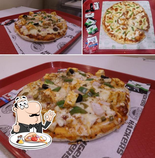 Get pizza at Hunger Hackers