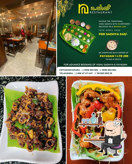 The interior of N.Chef Restaurant