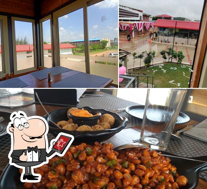 Among different things one can find exterior and food at Nazara Restaurant