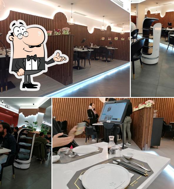 Dai un'occhiata agli interni di Oh! Sushi