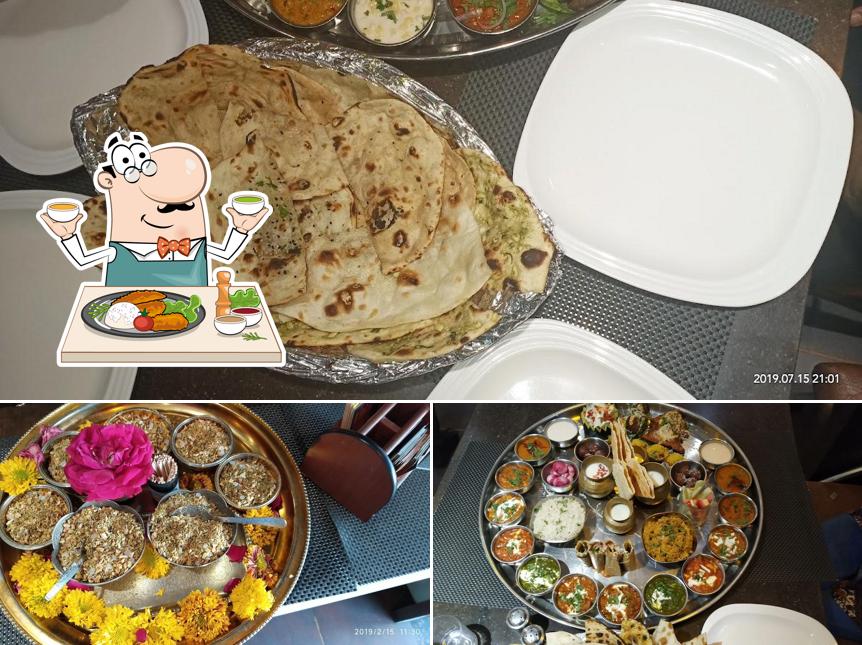 Food at Patel Restaurant And Banquet Hall- Best Restaurant in Junagadh Best Banquet Hall in Junagadh Gujarati Thali