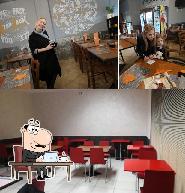 Gli interni di Pizza e Musica