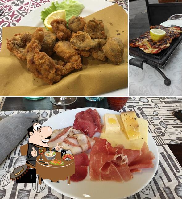 Cibo al Ristorante Il Campanile con pizza srl