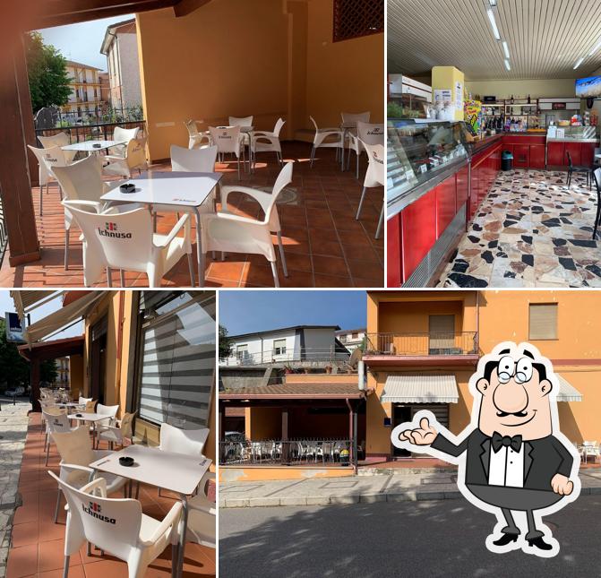Gli interni di Bar Gelateria Edera