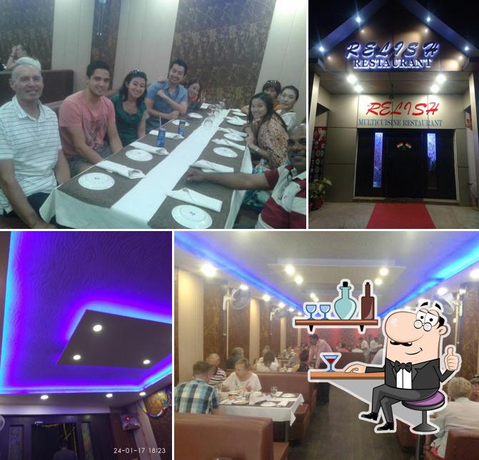 The interior of Relish Restaurant