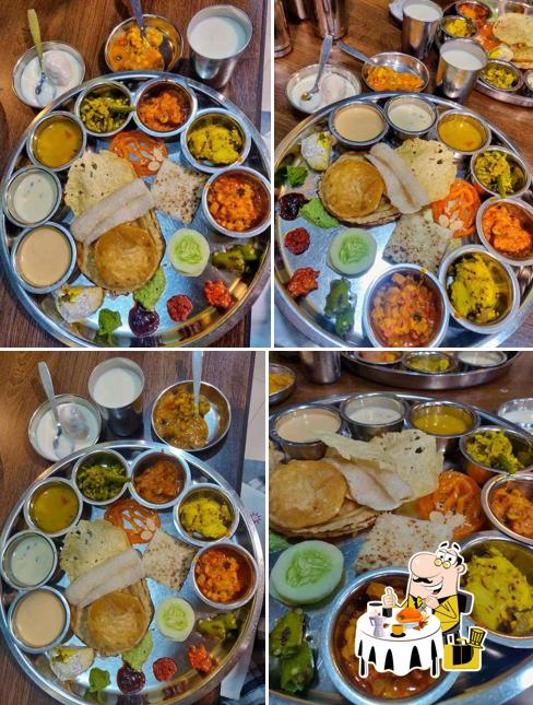 Food at Golden Star Thali