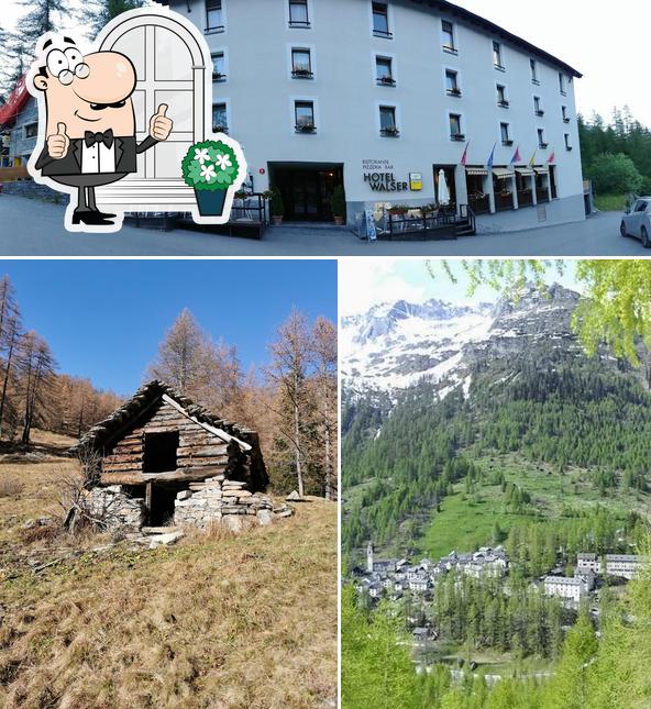 Gli esterni di Hotel Walser