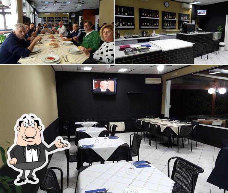Gli interni di Osteria N 1 Ristorante Languorino