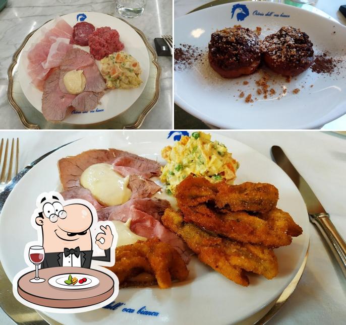 Cibo al Osteria Dell'Oca Bianca