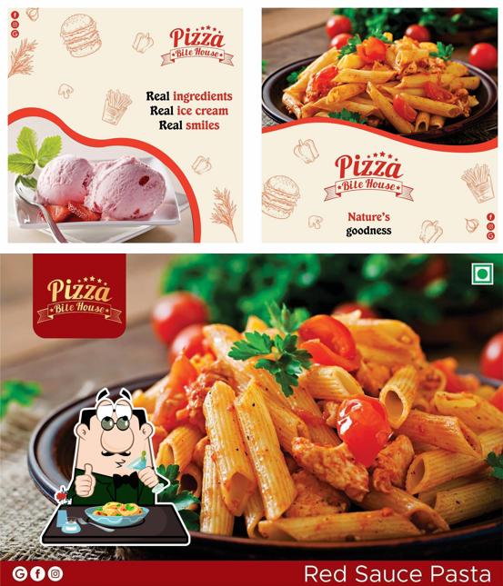 Food at Pizza bite house verka