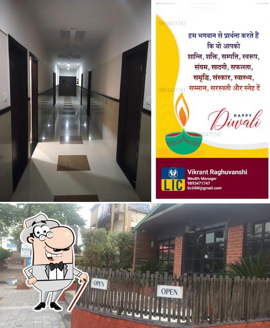 The outside part is an important feature of Abhinav Hotel