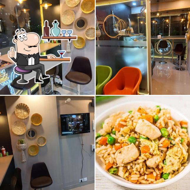The interior of Da Wave Cafe