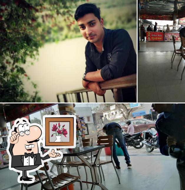 The interior of Shubh Mithai Wala