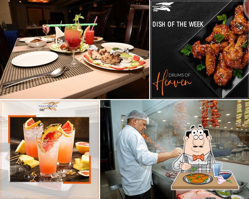 Chicken wings at Pool View Restaurant