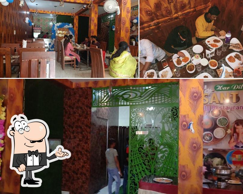 Check out how Basant bahar family restaurant looks inside
