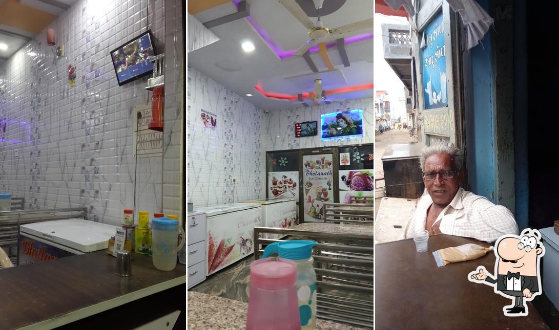 The interior of Bholanath Ice-cream