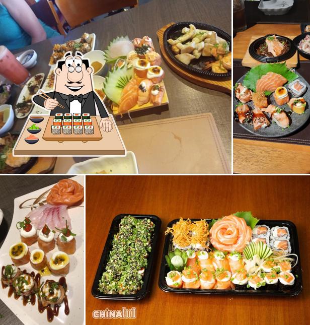 No China Food Limeira, você pode tentar sushi