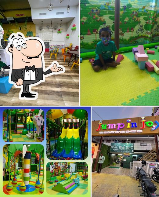 The interior of Jump In Joy