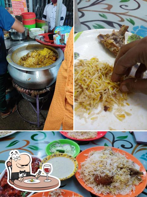 Food at New Arsalan Biriyaani House