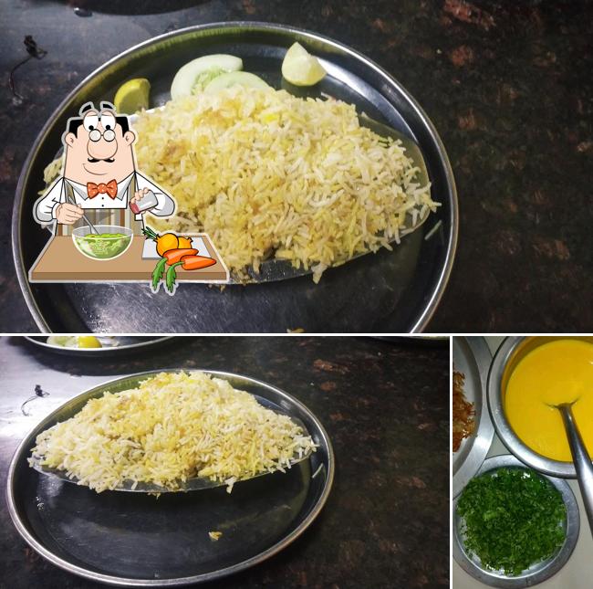 Seaweed salad at Shama Biryani Hotel