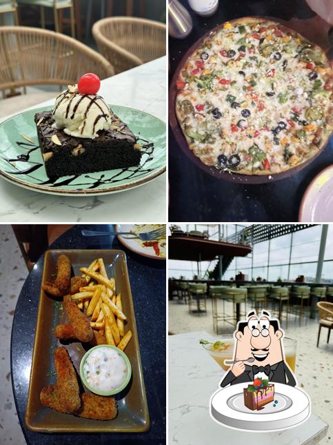 Chocolate cake at Shift Lounge, Marathahalli