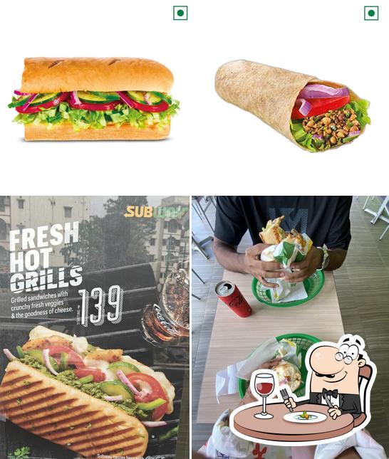 Food at Subway Chikkasandra