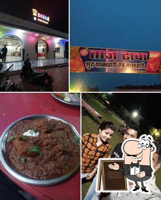 The exterior of TAJ DHABA