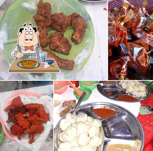 Chicken wings at Y. Nikhil Momo's