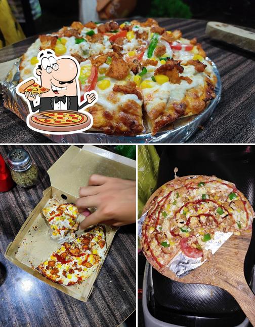 At Pizza place, you can enjoy pizza