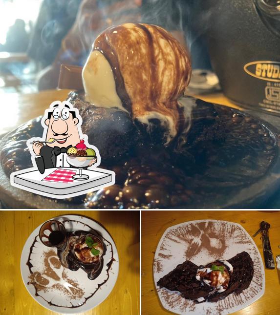 Cafe 360 serves a number of desserts