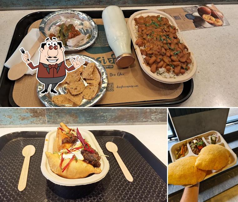 The photo of food and interior at Desi Ghee Express
