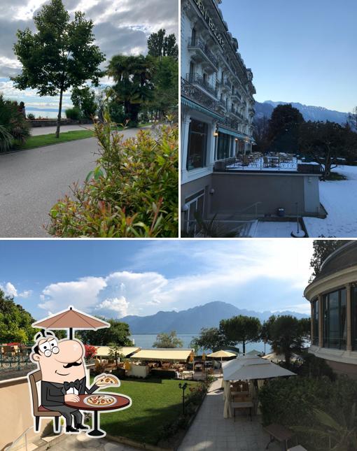 Goditi la vista dagli esterni di Chez Gaston