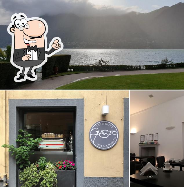 Gli interni di Gusto Cernobbio Tea & Coffee