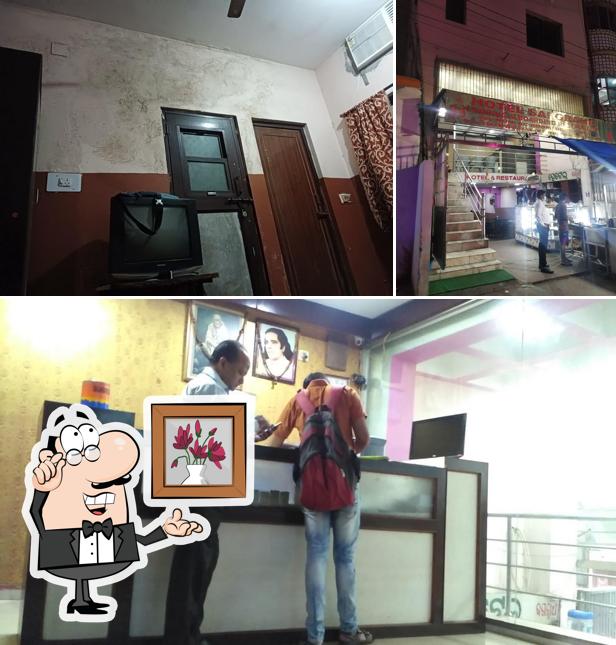 The interior of Hotel Sai Nivas