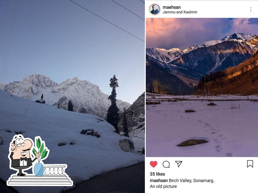Enjoy the view outside Hotel barzman sonamarg Sonamarg