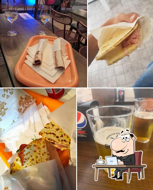 Gli interni di Piadina Dorina